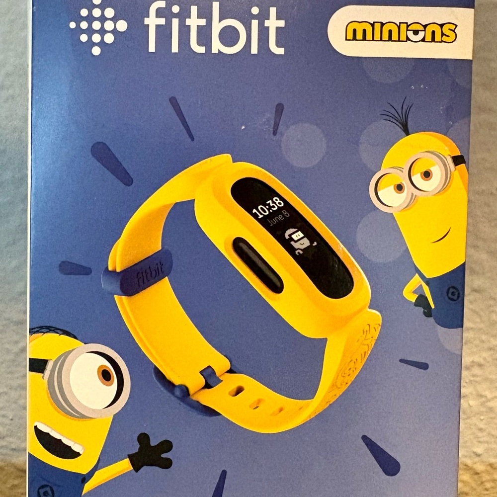 Fitbit Ace 3 Minions Yellow Kids Smartwatch, BNWT